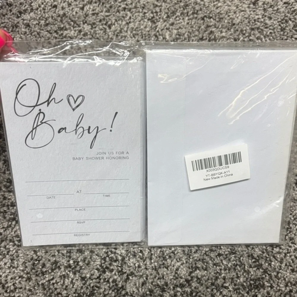 Oh Baby! Baby Shower Invitations
